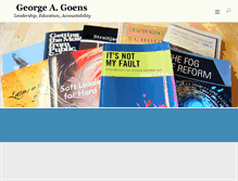 Tablet Screenshot of georgegoens.com